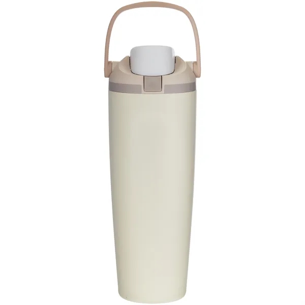30 oz insulated stainless steel bottle with FreeSip straw lid, push-button... from ASI 51197 ETS Express, LLC