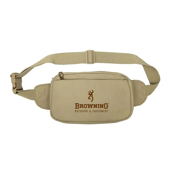 Cotton Canvas three zipper fanny pack bag.... from ASI 31517 Admart Products / Admart Line