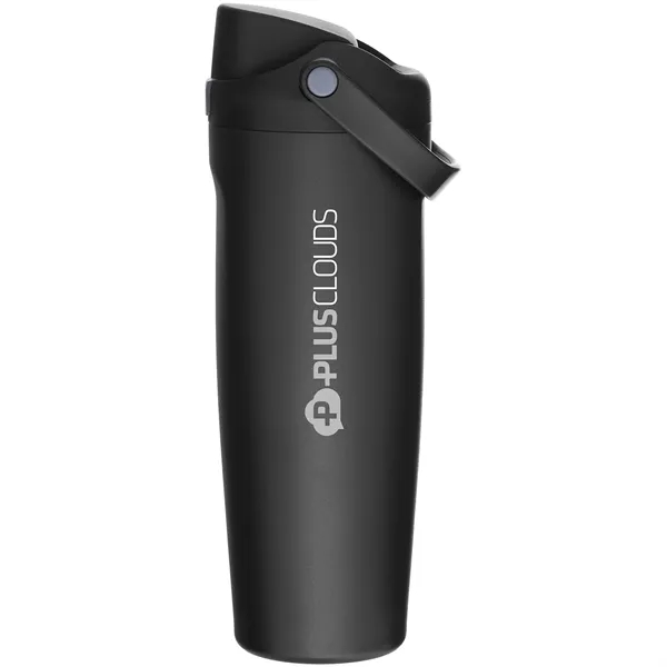 30 oz insulated stainless steel bottle with FreeSip straw lid, push-button... from ASI 51197 ETS Express, LLC