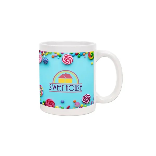 11oz ceramic mug. C handle. Full wrap imprint. Dishwasher safe. Microwaveable.... from ASI 98360 WOWLine