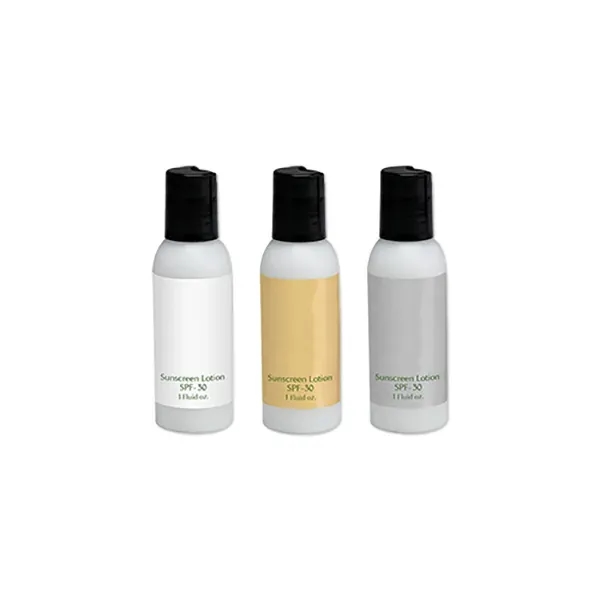 Sun products in bottles. Unscented, water-resistant. sweat-resistant, dry non-oily feel. Sunscreen... from ASI 98360 WOWLine