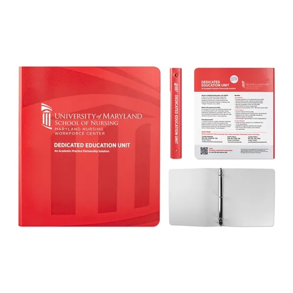 Elevate your organizational game with our 3-Ring Binder. Deco soft Decorative... from ASI 98360 WOWLine