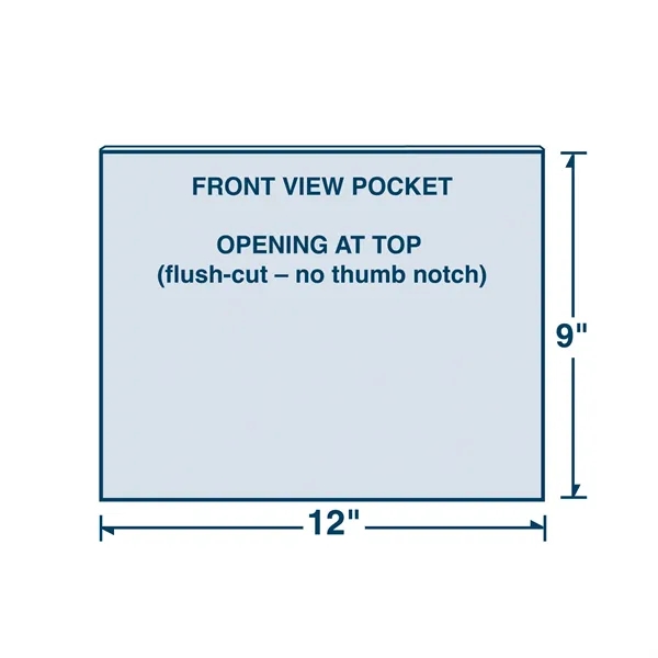 Full Sleeve Pocket Page Foil Stamped on Group D Stock 9"... from ASI 32050 Admore / Admore®