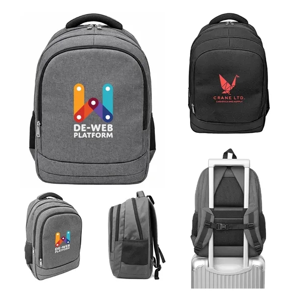 Travel Backpack with built-in luggage passthrough... from ASI 31517 Admart Products / Admart Line