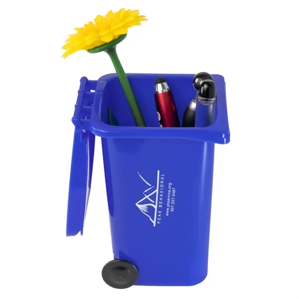 Recycling bin shaped pen/pencil holder.... from ASI 34415 Alpi International LTD