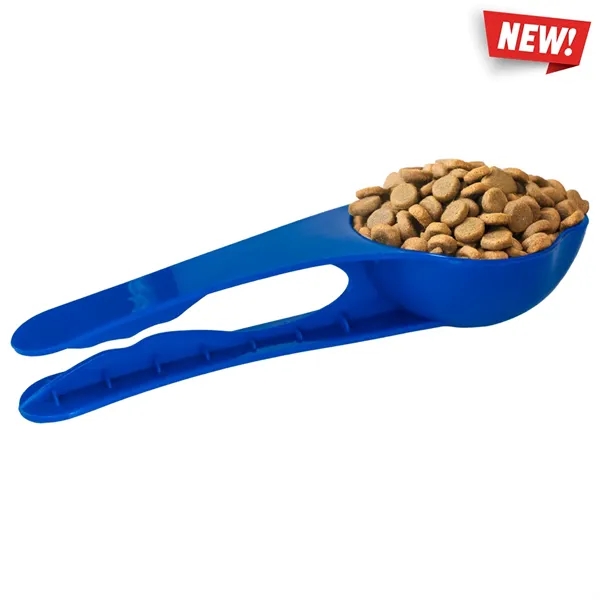 3.875" x 9.5" x 1.8" blue plastic pet food scooper.... from ASI 34415 Alpi International LTD