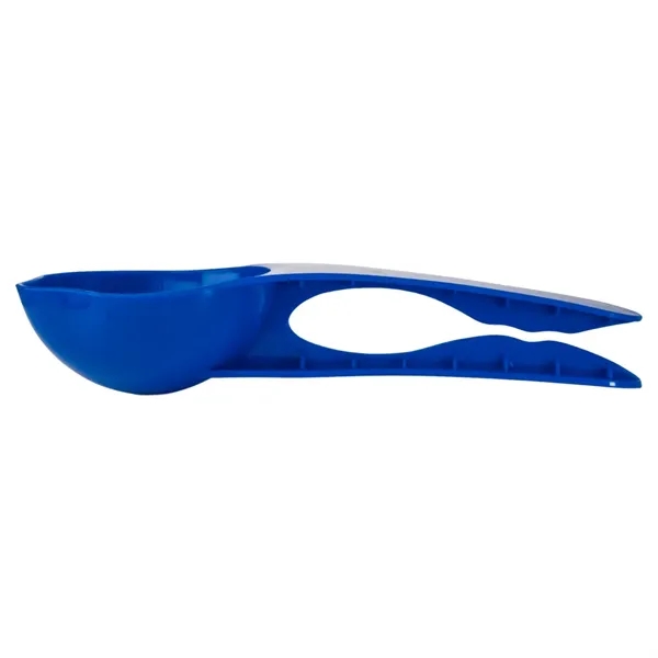 3.875" x 9.5" x 1.8" blue plastic pet food scooper.... from ASI 34415 Alpi International LTD