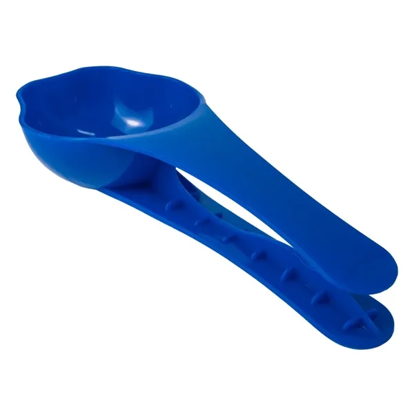 3.875" x 9.5" x 1.8" blue plastic pet food scooper.... from ASI 34415 Alpi International LTD