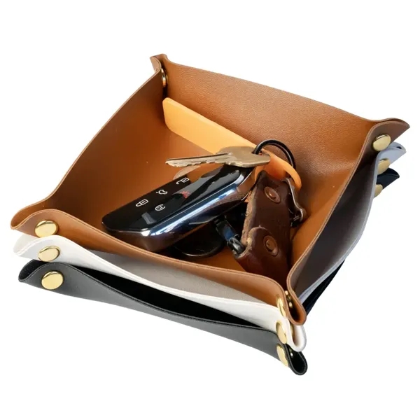 Faux leather catch-all tray.... from ASI 34415 Alpi International LTD