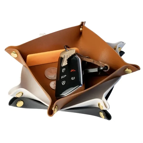 Faux leather catch-all tray.... from ASI 34415 Alpi International LTD