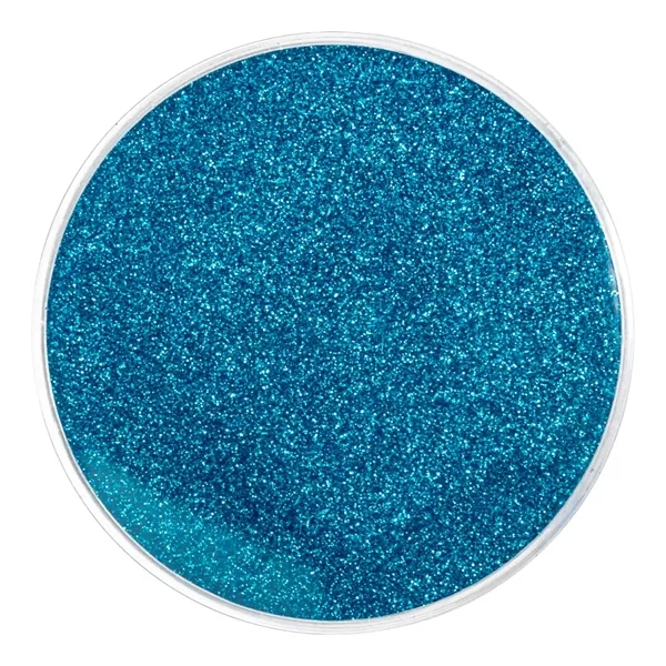 4" plastic beverage coaster with glittery design.... from ASI 34415 Alpi International LTD