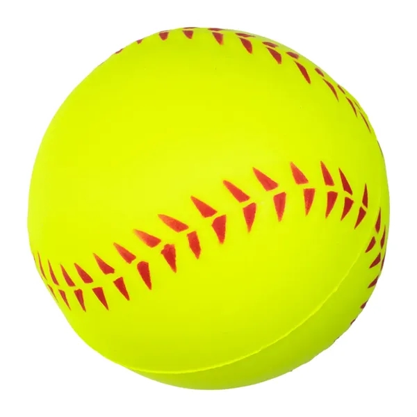 2.5" softball shaped stress reliever.... from ASI 34415 Alpi International LTD