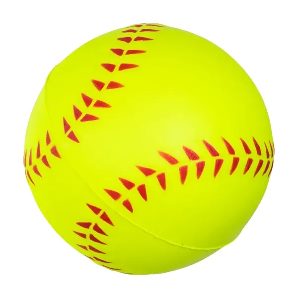 2.5" softball shaped stress reliever.... from ASI 34415 Alpi International LTD
