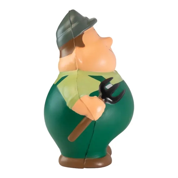 Farmer Bert stress reliever made of squeezable polyurethane foam.... from ASI 34415 Alpi International LTD