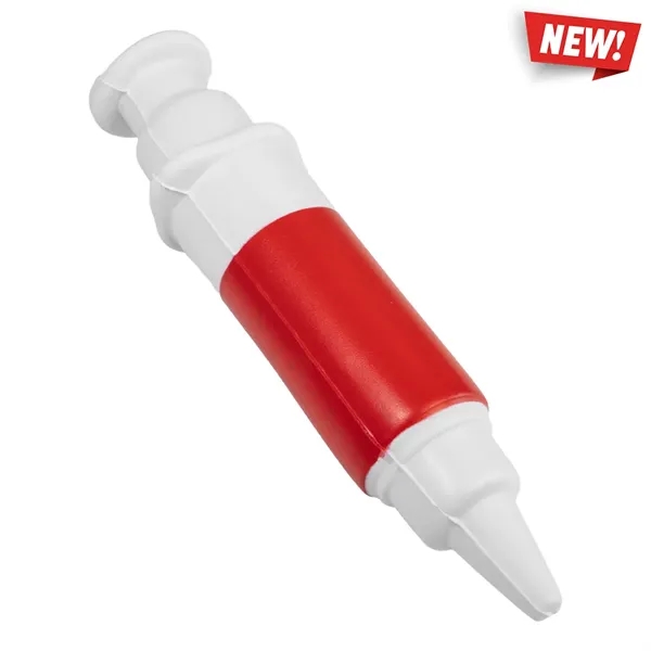 Syringe-shaped stress reliever.... from ASI 34415 Alpi International LTD