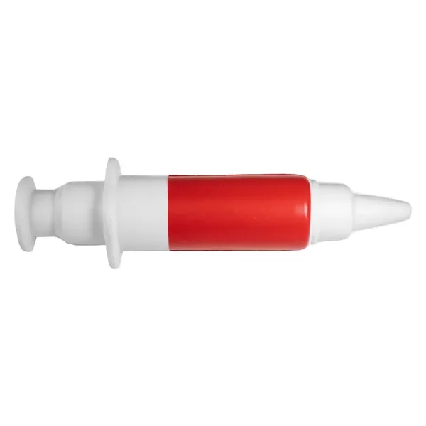 Syringe-shaped stress reliever.... from ASI 34415 Alpi International LTD