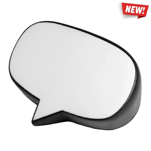 Speech bubble shaped stress reliever made of polyurethane foam.... from ASI 34415 Alpi International LTD