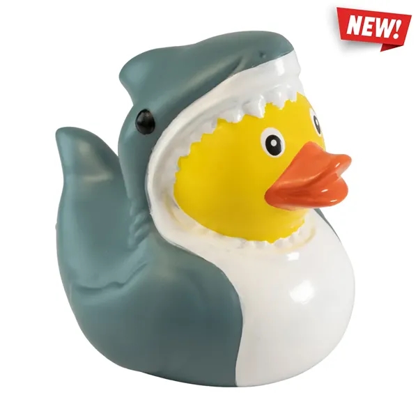 3" x 2.5" x 3" shark themed rubber duck.... from ASI 34415 Alpi International LTD