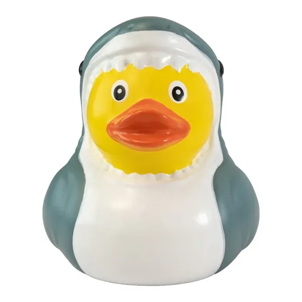 3" x 2.5" x 3" shark themed rubber duck.... from ASI 34415 Alpi International LTD