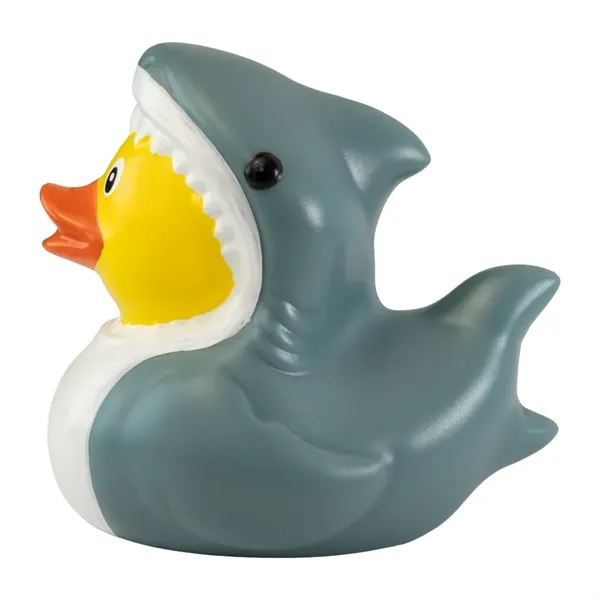 3" x 2.5" x 3" shark themed rubber duck.... from ASI 34415 Alpi International LTD