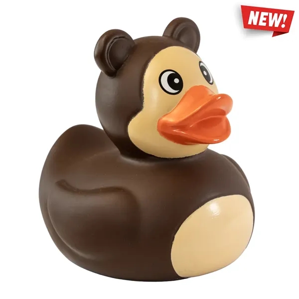 3" x 2.75" x 3" teddy bear rubber duck.... from ASI 34415 Alpi International LTD