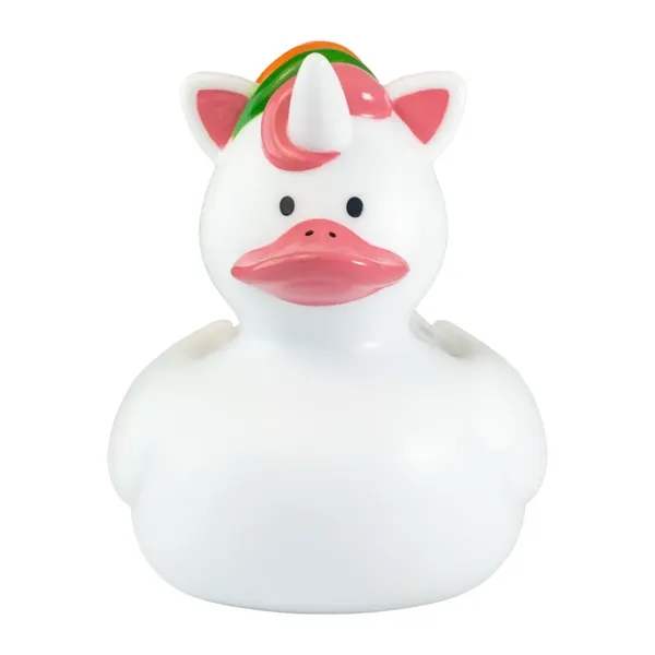 3.5" x 2.5" x 3" unicorn rubber duck.... from ASI 34415 Alpi International LTD