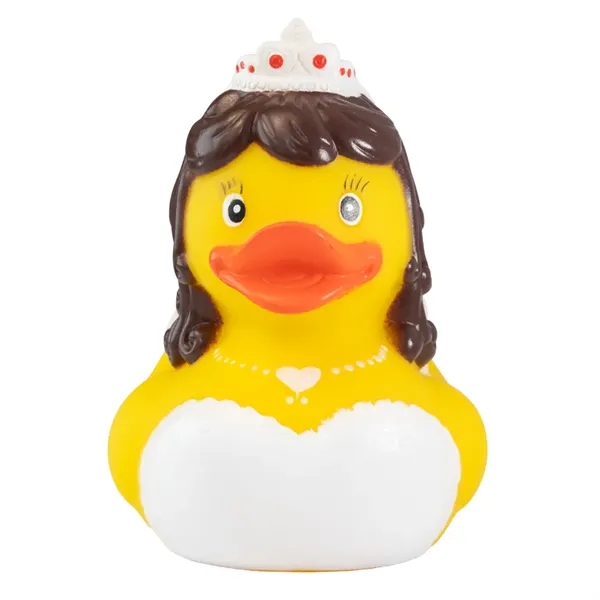 3.25" x 2.5" x 3.5" wedding bride themed rubber duck.... from ASI 34415 Alpi International LTD