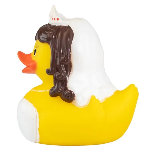 3.25" x 2.5" x 3.5" wedding bride themed rubber duck.... from ASI 34415 Alpi International LTD
