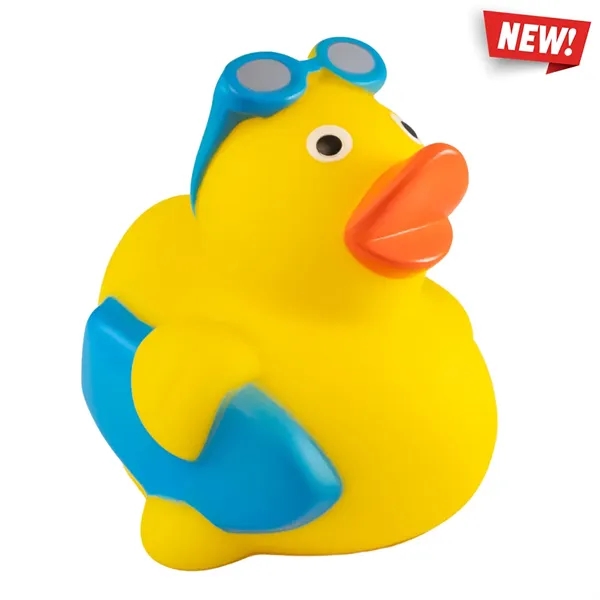 3.25" x 3" x 3.25" surfing themed rubber duck.... from ASI 34415 Alpi International LTD