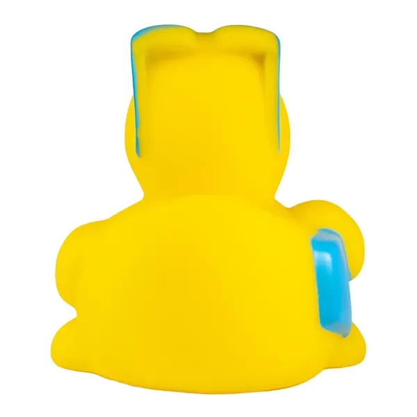 3.25" x 3" x 3.25" surfing themed rubber duck.... from ASI 34415 Alpi International LTD