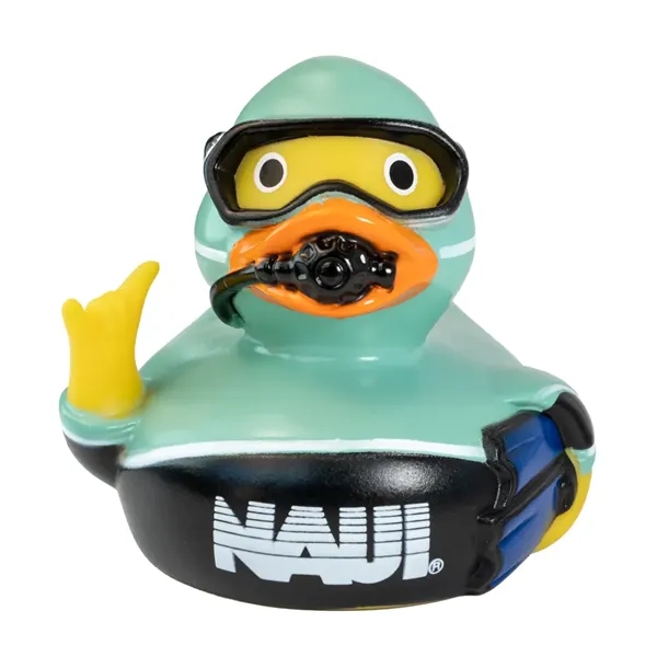 3" x 3" x 2.75" scuba diver themed rubber duck.... from ASI 34415 Alpi International LTD