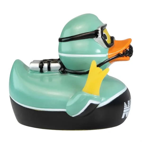 3" x 3" x 2.75" scuba diver themed rubber duck.... from ASI 34415 Alpi International LTD