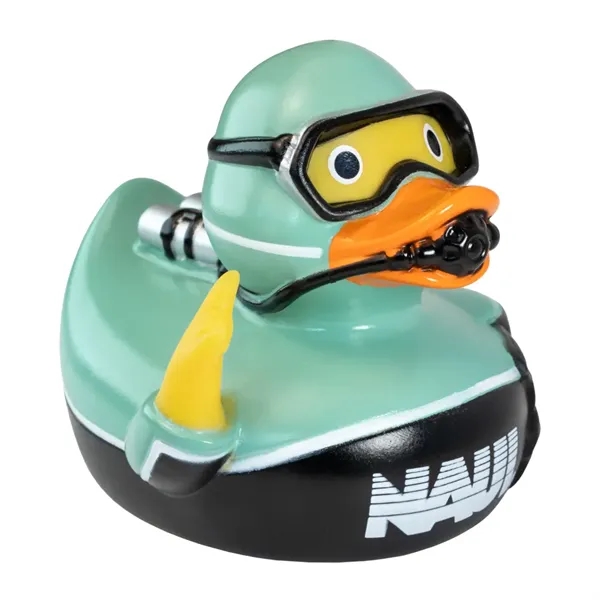 3" x 3" x 2.75" scuba diver themed rubber duck.... from ASI 34415 Alpi International LTD