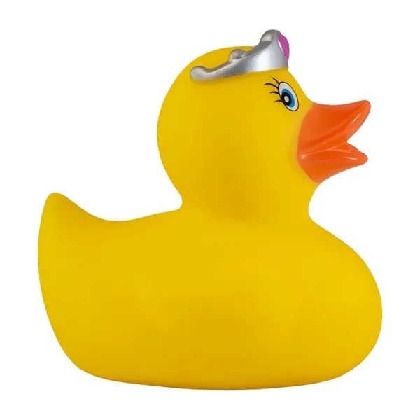 3" x 2.75" x 3" queen themed rubber duck.... from ASI 34415 Alpi International LTD