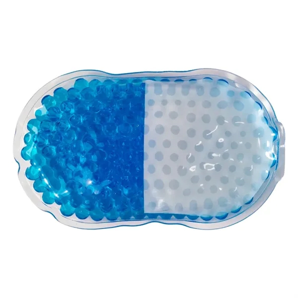 2.75" x 4.5" pill capsule shaped gel beads hot/cold pack.... from ASI 34415 Alpi International LTD
