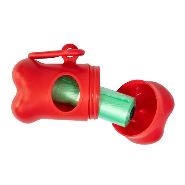 Dog poop bag dispenser in a bone shape.... from ASI 34415 Alpi International LTD