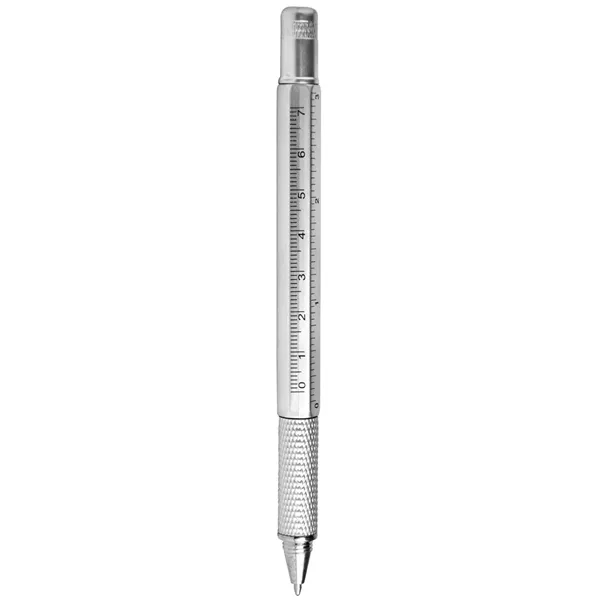 Multi-tool pen with two rulers, level and mini screwdriver.... from ASI 34415 Alpi International LTD