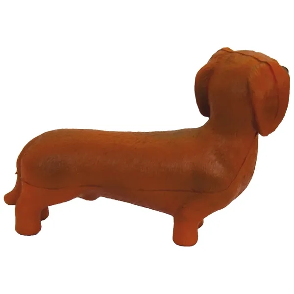 Wiener dog shaped stress reliever made of polyurethane foam.... from ASI 34415 Alpi International LTD