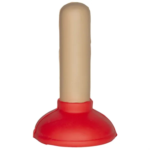3.25" x 0.875" red plunger stress reliever made of polyurethane foam.... from ASI 34415 Alpi International LTD