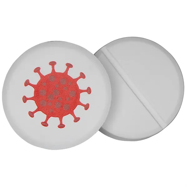 3" disk shaped, COVID-19 themed stress reliever.... from ASI 34415 Alpi International LTD