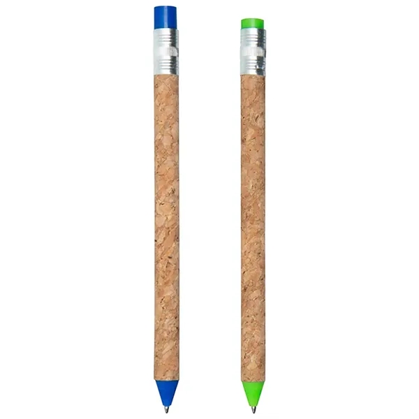 Plunger action ballpoint pen made from recycled and biodegradable materials.... from ASI 34415 Alpi International LTD