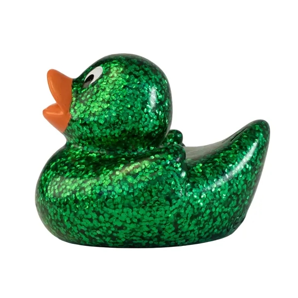 2.5" x 2.25" mini glitter rubber ducks.... from ASI 34415 Alpi International LTD
