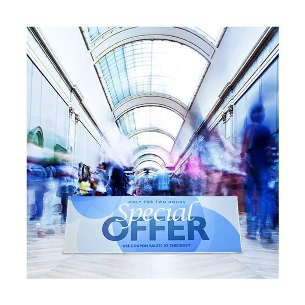 DisplaySplash Triangular Fabric Floor Sign - 78" W x 39" H... from ASI 67866 Logomark/Valumark