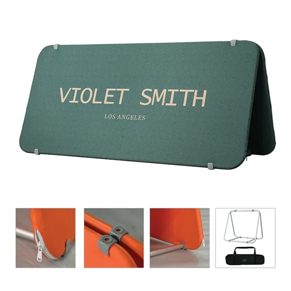 DisplaySplash A-Frame Fabric Floor Sign - 78" W x 37" H... from ASI 67866 Logomark/Valumark