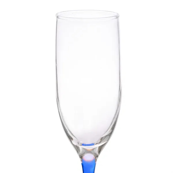 Clear 6.25 oz flute glass.... from ASI 39552 BEL Promo