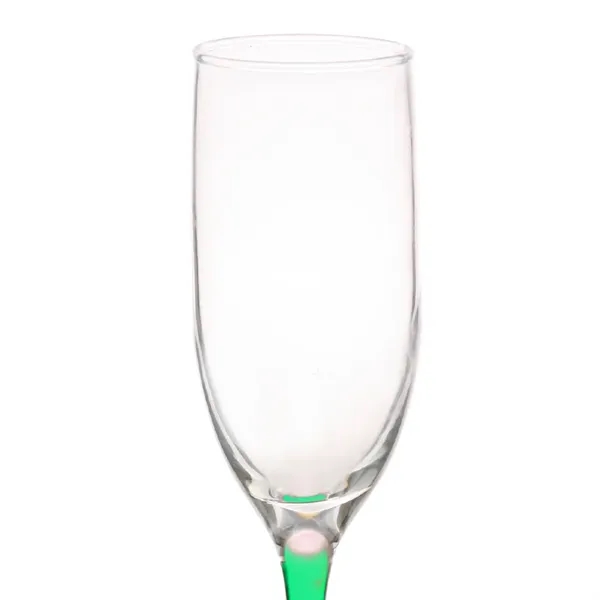 Clear 6.25 oz flute glass.... from ASI 39552 BEL Promo