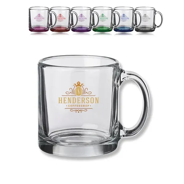 13 oz. clear glass coffee mug.... from ASI 39552 BEL Promo