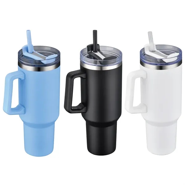 40 oz. vacuum insulated travel mug made of stainless steel with... from ASI 57655 STOPNGO Line