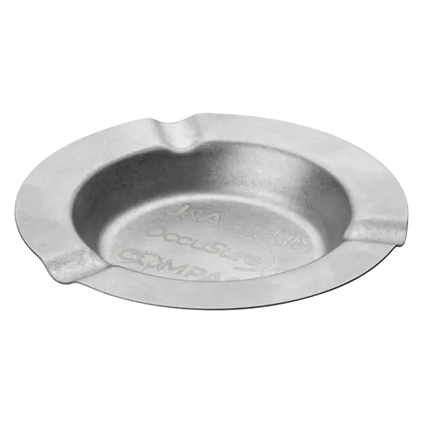 Ashtray made of stainless steel with three cigar grooves.... from ASI 57655 STOPNGO Line