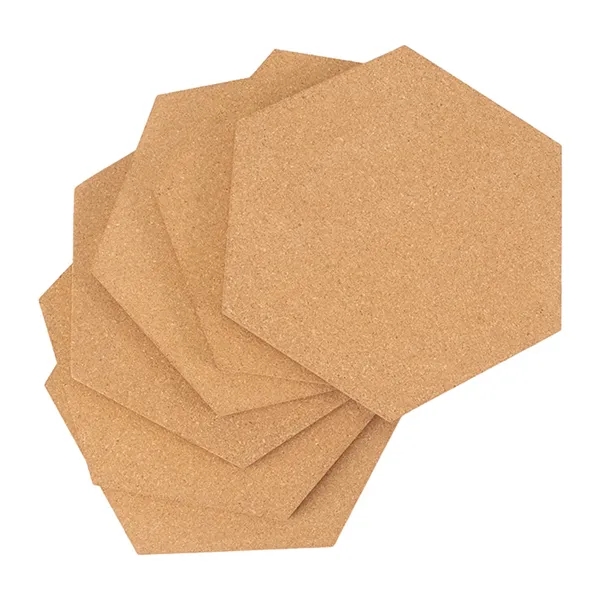Eco-friendly round cork wood coaster plus full color UV printing on... from ASI 37218 Athena Promo (tm)